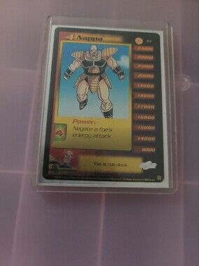 3/20$ Dragon Ball Z Nappa Trading Card - Yellow and Black
